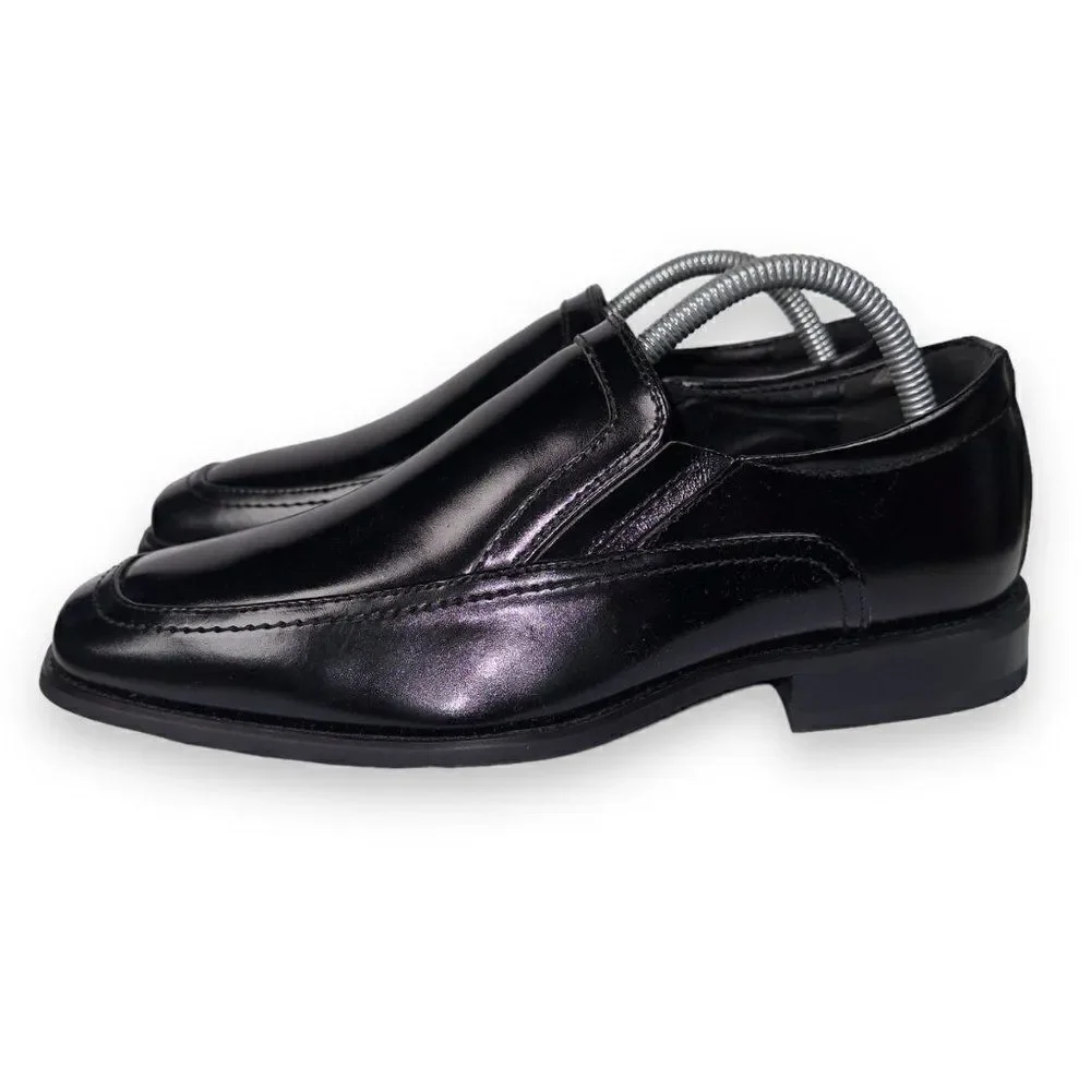 Stacy Adams Felton‎ Square Toe Dress Loafers Black 20113-001 Men's 8M